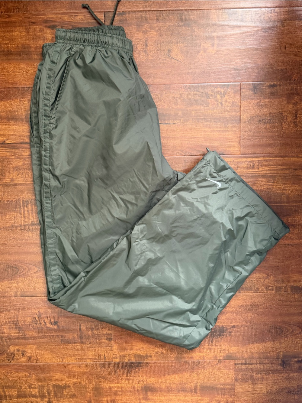 Nike Olive Athletic Drawstring Pants
